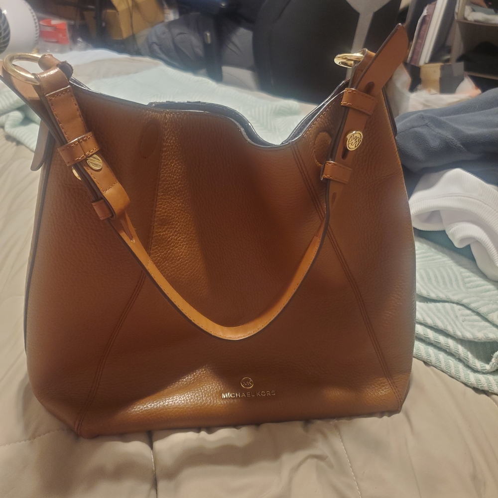 Michael Kors Lucy Medium Leather Bag